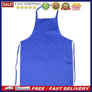 Women Men Adjustable Kitchen Apron Pure Color Waterproof Bib for Cooking