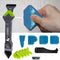 11pcs Glass Cement Scraper Remover Caulk Finisher Sealant Smooth Scraper Newly