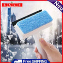 Double Sided Glass Wiper Scraper Mirror Cleaning Brush for Bathroom Kitchen
