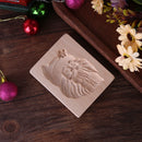 Wooden Cookie Mold Kitchen DIY Cookie Stamp Cake Decorating Embossing Craft