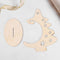 Xmas Tree Christmas Ornaments Christmas Tree Crafts Wood Slices with Stand