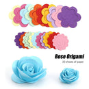Material Education Tool Paper Folding Origami Art Craft Paper Rose Origami