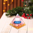 Crystal Orgone Pyramid - Attract Wealth Lucky Home Decor Lucky Crystals