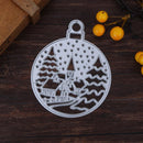 Metal Cutting Dies Stencils for DIY Scrapbook Photo Album Snow House Frame
