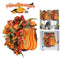 Herbstkranz Türkranz für Haustür Kürbisse Blatt Halloween Dekor Geschenk.