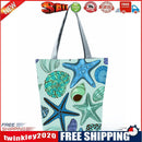 Seashell starfishPrinted large-capacity one-shoulder handbag