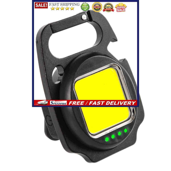 Keychain Flashlights COB LED 500 Lumens Portable Small Light with Bottle Op