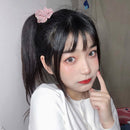 Korean Hair Ring Rope Flower Printed Scrunchies Women Ponytail Holder Hair Ties