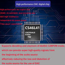 Type-C to 3.5mm HiFi Digital Headphone Amplifier DAC Audio Adapter Cable Cs46L41
