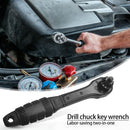 2 in 1 Drill Chuck Ratchet Two-Headed Tensioner Key Drill Chuck Ratchet Cell Phone Tool