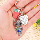 heart to teacher little minds Jewelry Gift For Teacher Keyring Teacher Keychain