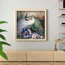 11CT DIY Peacock Cross Stitch Kits Full Embroidery Set Handicraft Needlework