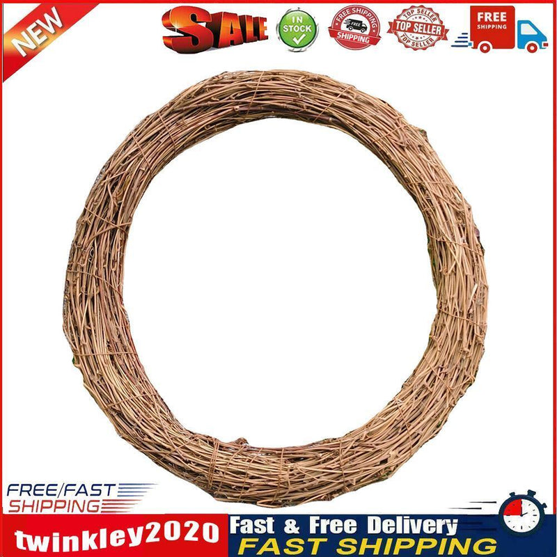 15cm Rattan Ring Artificial Flowers Dried Plants Garland DIY Floral Wreath Newly