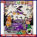 Oil Paint By Numbers Purple Gnome Frameless Picture Craft Kit for Living Room