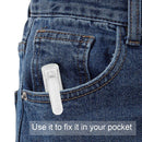 Mini LED EDC Flashlight Fishing Camping Emergency Keychain Lights (White)