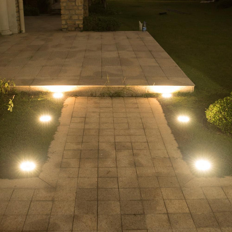 8 LED Solar Buried Light Under Ground Lamp Outdoor Path Way Garden Lamp Newly
