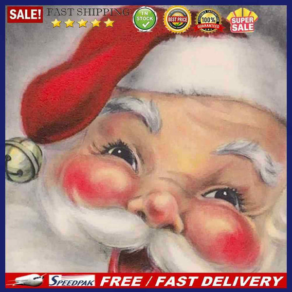 Cute Santa Claus Oil Paint By Numbers Kits Picture DIY Wall Art Home Decora