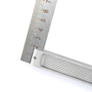 90 Right Angle Stainless Steel Triangle Ruler Woodworking Drawing Tools (L)