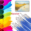Painting Artist Tool Watercolor hook line pen Nylon hair Oil Painting Brushes