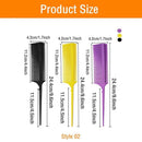 Hair Comb Pin Tail Double-sided Highlighting Hair Comb Coloring Hair Brush