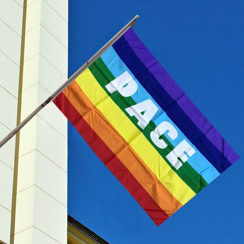 90 x 150 cm, rainbow flag without flagpole f? Interior and exterior decorations