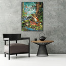 Painting By Numbers DIY Animal World Canvas Oil Wall Art Picture Ornaments Kit