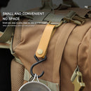 Portable Outdoor Camping Leather Hooks Strap Keychain Durable Hanger Shelf Ho