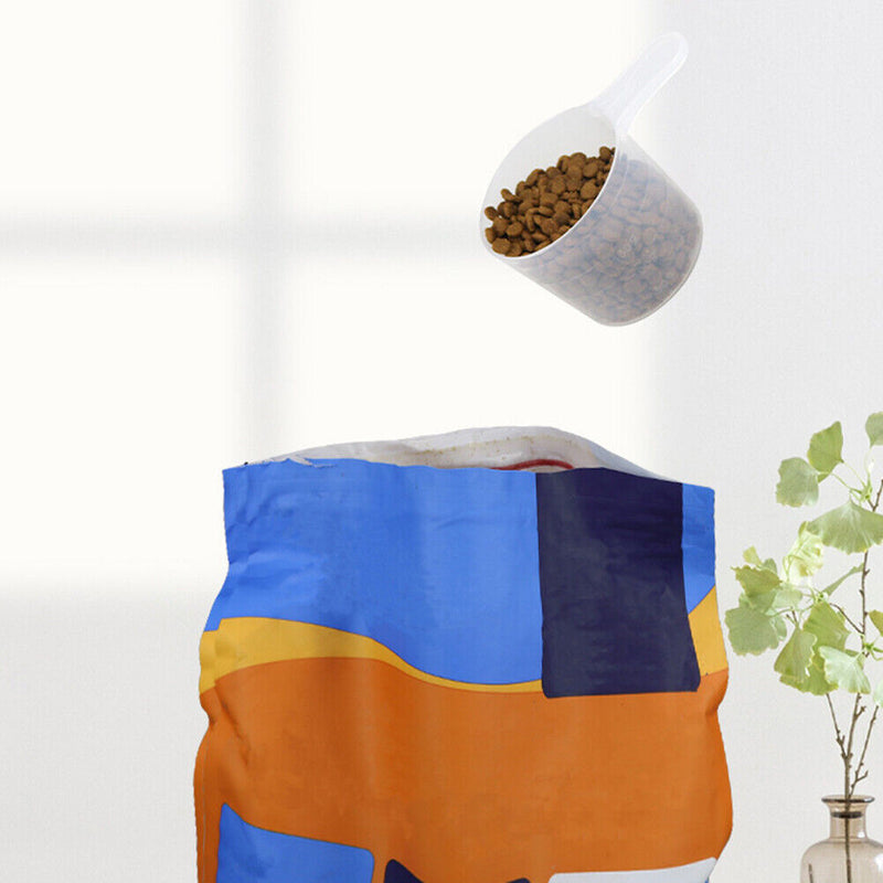 Cat Dog Food Spoon Handheld Feeding Quantitative Diet Pet Measuring Cup Scoop