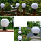 LED Solar Power Acrylic Round Ball Light Outdoor Garden Wall Pillar Lamp Newly