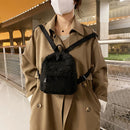 Children Casual Plush Solid Color Backpack Cute Shoulder Bag Handbags Rucksack