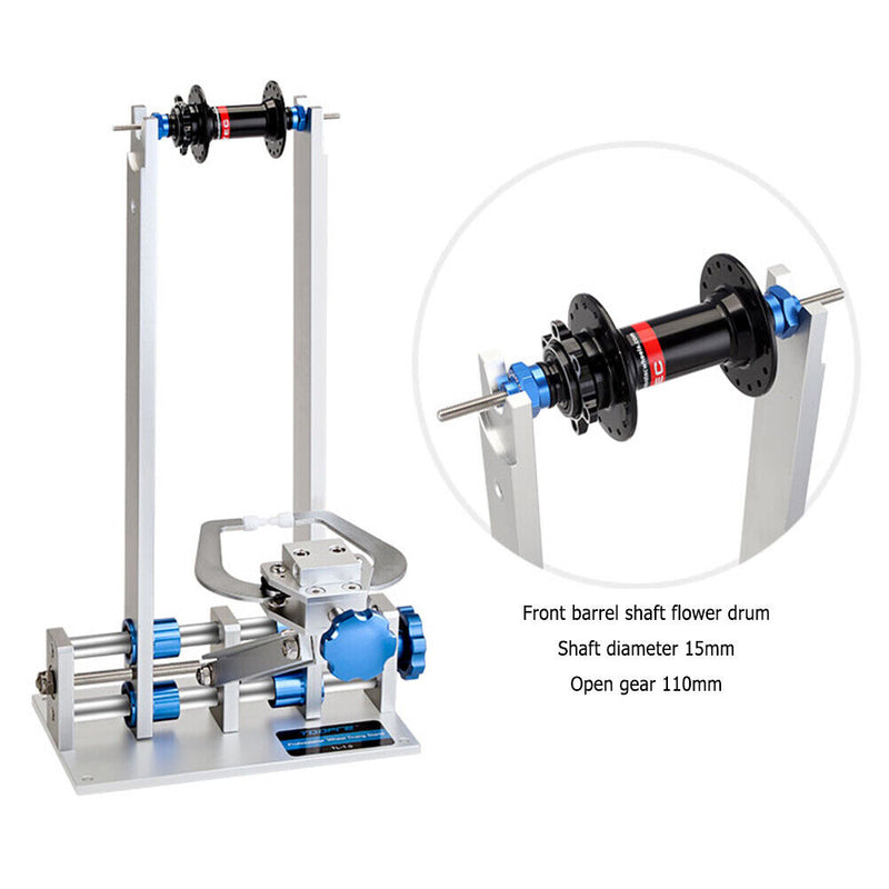 TOOPRE Aluminum Bike Bicycle Hub Rim Tuner Thru Axle Adapter Wheel Truing Stand