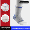 Anti Skid Sports Compression Ankle Strap Elastic Foot Protective Pad (M) Newly
