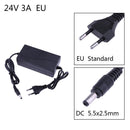 24V 3A AC to DC Power Adapter Converter 5.5*2.5mm for LED Light Belt Newly