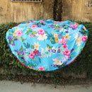 Summer Beach Towels Retro Floral Printed Blanket Yoga Mat Tippet