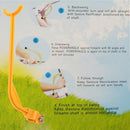 Golf Swing Trainer Guide Beginner Gesture Correct Wrist Training Aid Tools