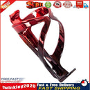 PC Plastic Gradient Road Bicycle Bottle Cage MTB Bike Kettle Rack (Red) Newly