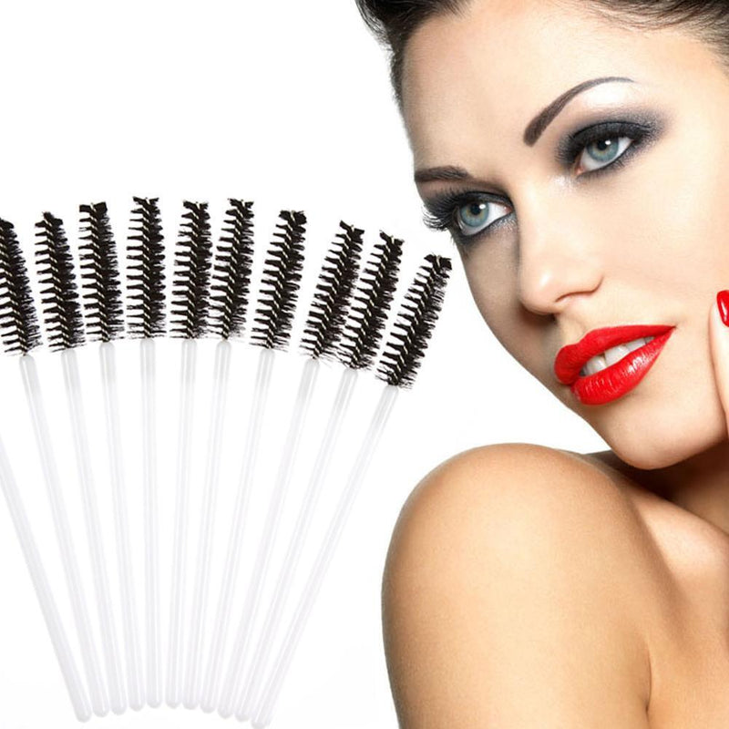 50PCS Disposable Eyelash Brush Mascara Wands Applicator Spoolers Makeup(3)