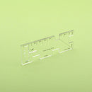 Acrylic Patchwork Thickness Gauge Clothes Sewing Tailor Measurement Ruler Tester