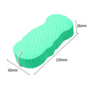 Soft Exfoliating Bathing Sponge Scrubber Exfoliating Massager Tool (Green)