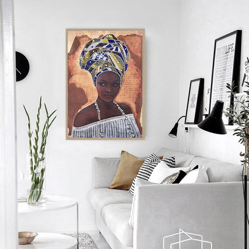 5D DIY Special Shaped Diamond Painting Woman Embroidery Mosaic Kits Wall Decor