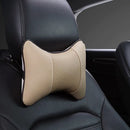 Universal Car Elastic Headrest Automobile Seat Neck Support Pillow (Beige) Newly