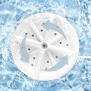 USB Powered Mini Washer Spinning Rotating Turbo Washer Portable for Travel Home