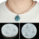 Casting Handmade Water Drop Shape Crystal Silicone Mold Necklace Pendant Mould