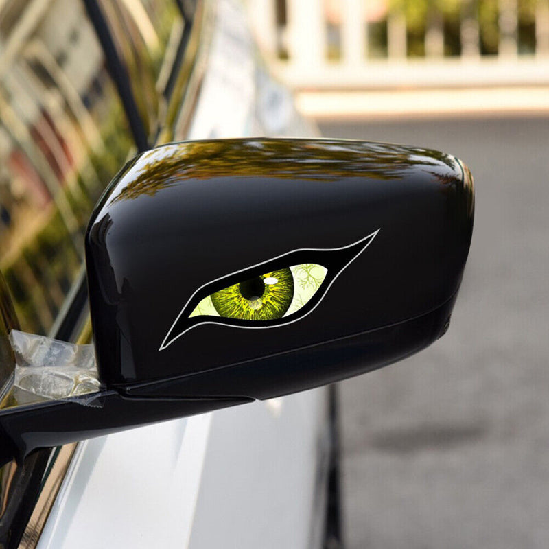 #A Universal Eyes Rearview Mirror Stickers DIY Self-adhesive Car Styling Decals