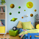 Eight Planets Luminous Wall Ceiling Stickers Decals for Baby Nursery ?Kids Room