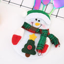 1pc Christmas Snowman Cutlery Bags Dining Table Cutlery(Snowman 1)