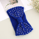 Warmer  Headwear Head Wrap Crochet Hair Band  Rhinestone Knit Headband  Bead