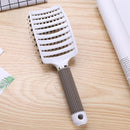 Hair Scalp Massage Comb Anti-Static Straight Curly Hair Styling Brush(White