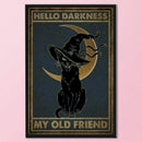 Full Cross Stitch Moon Cat Embroidery Cotton Thread DIY 11CT Stamped Needlework