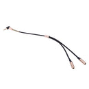 3.5MM  L Splitter Audio Stereo Extension Earphone Headphone Cable